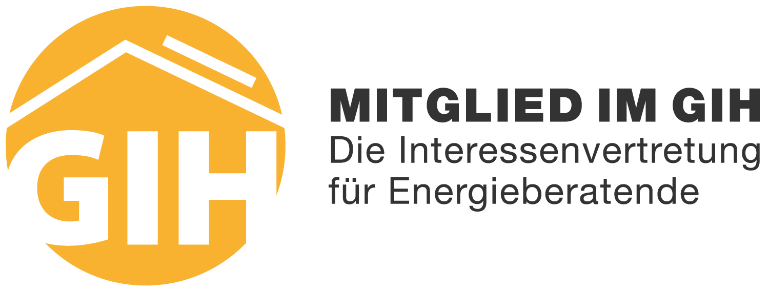 Logo Mitglied im GIH Die Interessenvertretung für Energieberatende